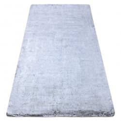 Современный стиральный ковер LAPIN shaggy против скольжения серый / слоновой кости