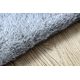 Tappeto da lavaggio moderno LAPIN shaggy antisdrucciolevole grigio / avorio
