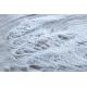Сучасний пральний килим LAPIN shaggy проти ковзання сірий / слонова кістка