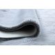 Tapete de lavagem moderno LAPIN shaggy, antiderrapante cinzento / marfim