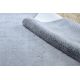 Tapis de lavage moderne LAPIN shaggy, antidérapant gris / ivoire