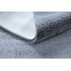 Alfombra de lavado moderna LAPIN shaggy antideslizante gris / marfil