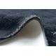 Alfombra de lavado moderna LAPIN shaggy antideslizante marfil / negro