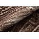 Koberec prateľný LAPIN Shaggy, protišmykový , slonová kosť, čokoláda