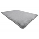 Сучасний пральний килим TEDDY shaggy, плюшевий, дуже густий протиковзкий сірий