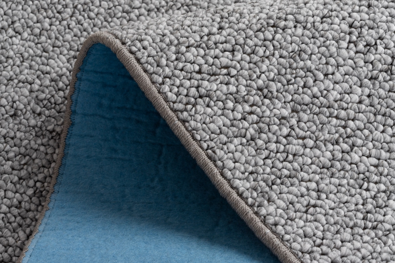 Rund Langlebig Teppichboden CASABLANCA grau große Größen Teppiche nach Maß 