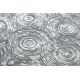 Modern washing carpet SHAPE 3106 Flower shaggy - ivory plush, anti-slip 