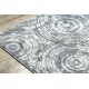Modern washing carpet SHAPE 3106 Flower shaggy - ivory plush, anti-slip 
