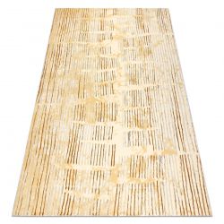Covor lavabil modern SHAPE 3148 Stea shaggy - roz roșu, antiderapant