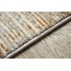 Modern washing carpet SHAPE 3148 Star shaggy - beige plush, anti-slip 