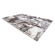 Modern washing carpet SHAPE 3148 Star shaggy - grey plush, anti-slip 