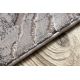 Covor lavabil modern SHAPE 3148 Stea shaggy - gri, antiderapant