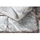 Covor lavabil modern SHAPE 3148 Stea shaggy - gri, antiderapant