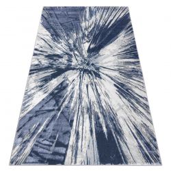 Модерен перален килим SHAPE 3150 пеперуда shaggy - сив плюшен, антихлъзгащ