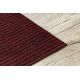 Alfombra TULS estructural, franjas 51322 moderna, Mármol gris / marfil 