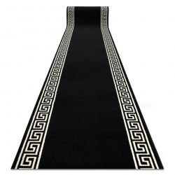 Behúň BCF BASE Greek 3991 Grécky vzor rámu, čierna / slonová kosť