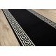 TAPIS DE COULOIR BCF BASE Greek 3991 grec Cadre noir / ivoire