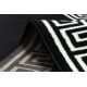TAPIS DE COULOIR BCF BASE Greek 3991 grec Cadre noir / ivoire