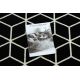 Tapijt BCF BASE Cube 3956 Kubus zwart / ivoor
