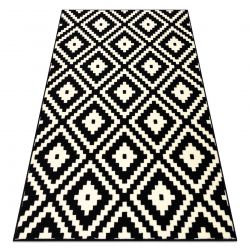 Tapis BCF BASE Ruta 3990 Diamants noir / ivoire