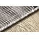 Covor sisal Floorlux 20608 marocani trellis argintiu si negru