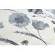 Carpet HEOS 78585 cream / silver FLOWERS