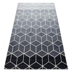 ANTIKA ancient rust Teppich, modernes Patchwork, griechisch waschbar - Terrakotta