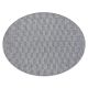 Fonott sizal szőnyeg LOFT 21198 Kör boho elefántcsont/ezüst/szürke