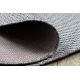 Fonott sizal szőnyeg LOFT 21198 Kör boho elefántcsont/ezüst/szürke