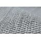 Kulatý koberec SIZAL LOFT 21198 BOHO slonová kost, stříbrný, šedá
