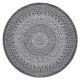 Koberec ANTIKA 119 tek, moderní aztécký, omyvatelný - šedá 