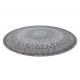 Teppich SISAL LOFT 21207 Rosette BOHO Kreis elfenbein/silber/grau