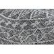Covor ANTIKA 119 tek, aztec modern, lavabil - gri