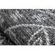 Koberec SISAL LOFT 21207 Růžice BOHO slonová kost/stříbrný/šedá