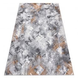 Covor anti-alunecare RUMBA 1897 o singură culoare gri inchis