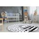 ANTIKA alfombra 123 tek, adorno sunset, lavable - gris 