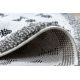 Covor ANTIKA 123 tek, ornament modern, lavabil - albastru