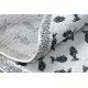 ANTIKA alfombra 123 tek, adorno sunset, lavable - gris 