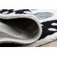 ANTIKA alfombra 117 tek, adorno sunset, lavable - gris / grafito