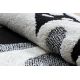 Covor ANTIKA 117 tek, ornament modern, lavabil - gri / grafit