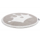 Covor ANTIKA 125 tek, cadru modern, lavabil grecesc - bej / gri