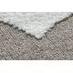 ANTIKA 125 tek Teppich, modernes Rahmen, griechisch waschbar - beige / grau