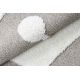Covor ANTIKA 125 tek, cadru modern, lavabil grecesc - bej / gri