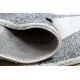 Kulatý dětský koberec JOY Fox Liška, Strukturální, dvě vrstvy rouna, šedá, krémová