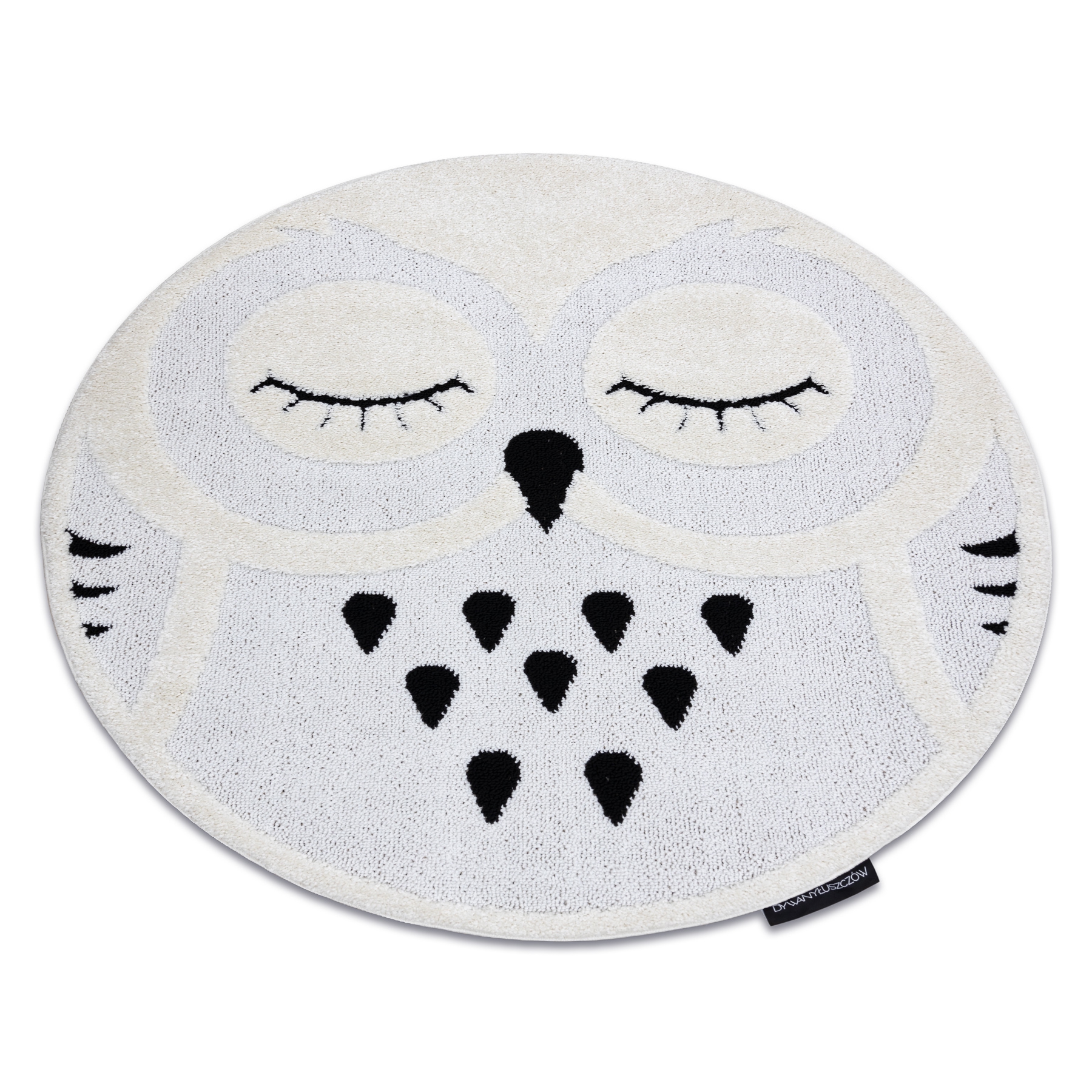 Zerbino Trendstern Trendprodukteshop colore: grigio motivo gufo OWL 
