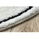 ANTIKA Tappeto 122 tek, moderno, greco lavabile - avorio / grigio 