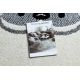 Covor ANTIKA 127 tek, mozaic modern, lavabil grecesc - roz
