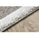Сучасний дитячий килим JOY Crown, вінець Сніжинка для дітей - структурний дворівневий флісовий бежевий / кремовий
