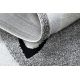Сучасний дитячий килим JOY Fox, лисиця для дітей - структурний дворівневий флісовий сірий / кремовий