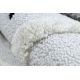 Vaikų kilimas JOY Owl pelėda, vaikams - Struktūrinis, dviejų sluoksnių vilna, pilka / kremastaas